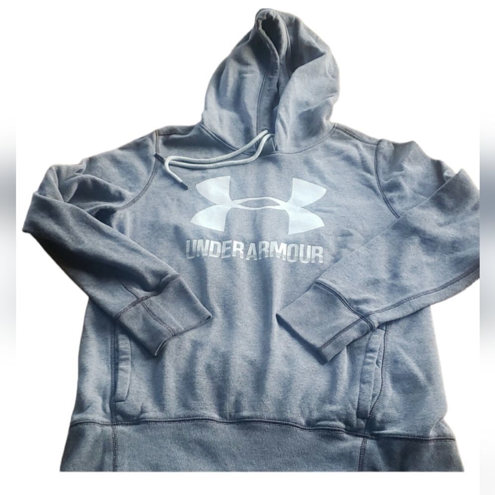Under‎ Armour UA Women’s Hoodie Small | Gray Long Sleeve Pullover Sweatshirt